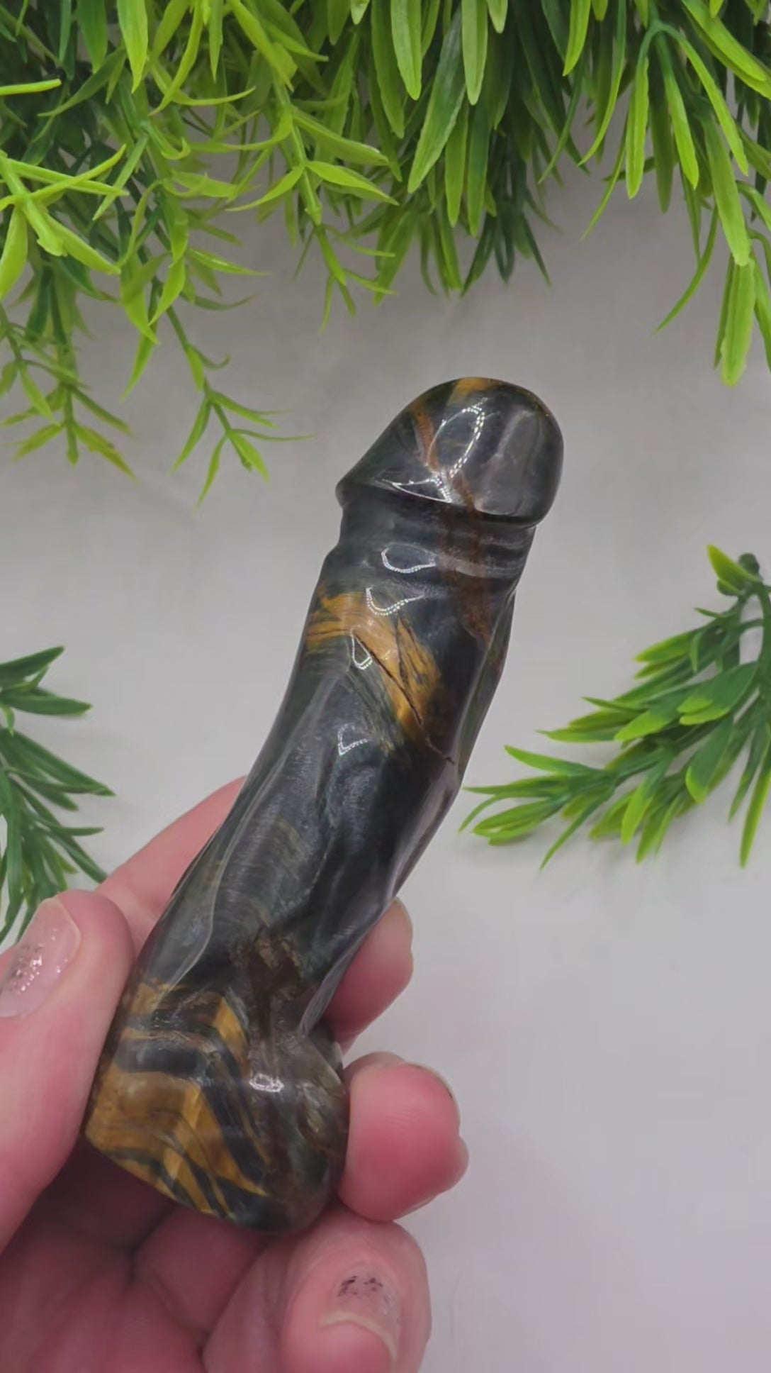 Blue Tiger Eye Ding Dong