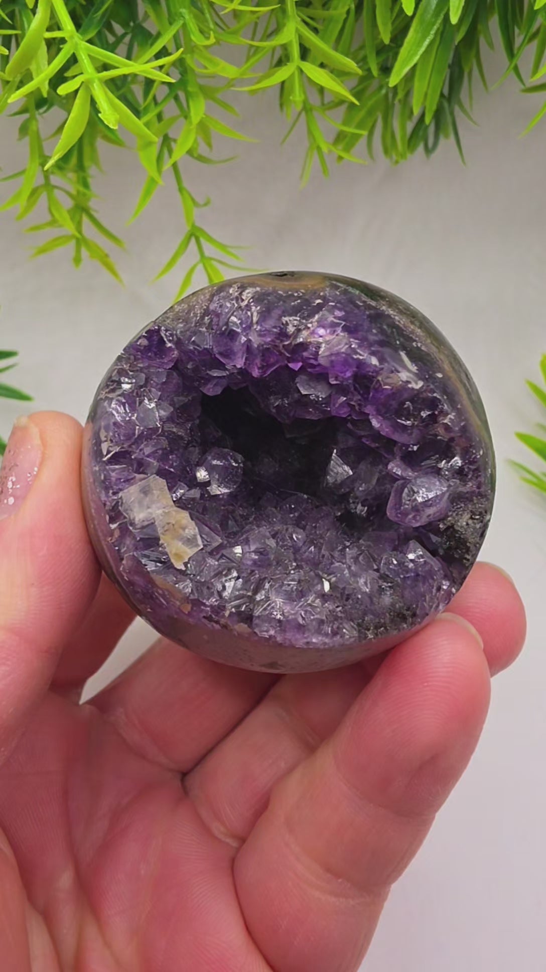 Amethyst Cluster Sphere