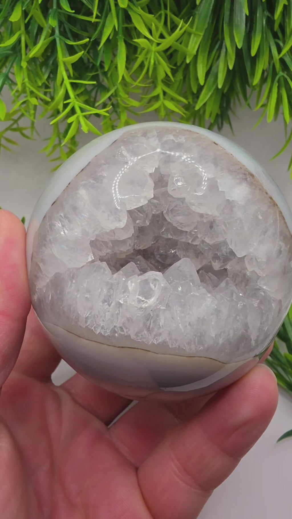 Druzy Agate Sphere