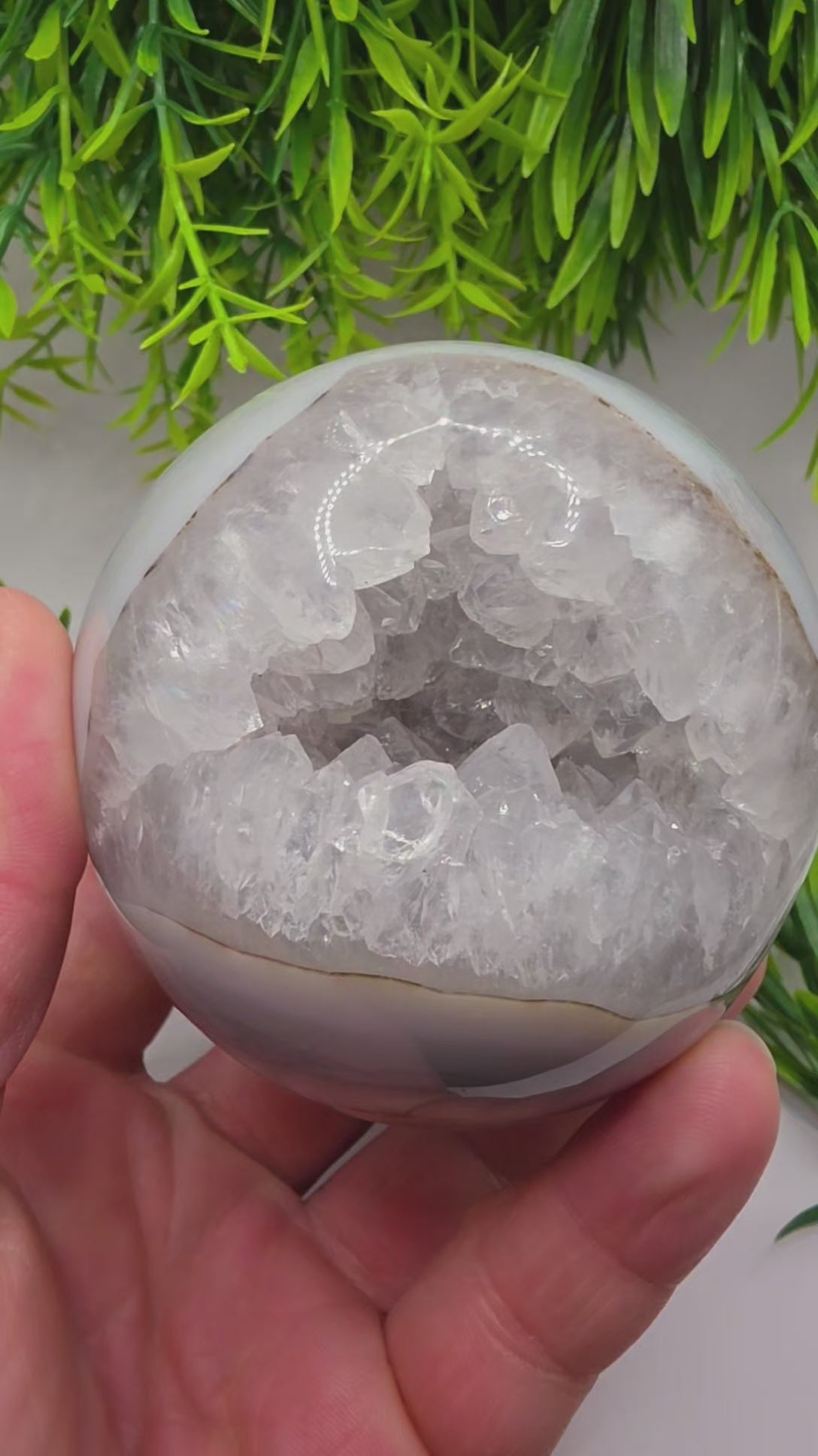 Druzy Agate Sphere