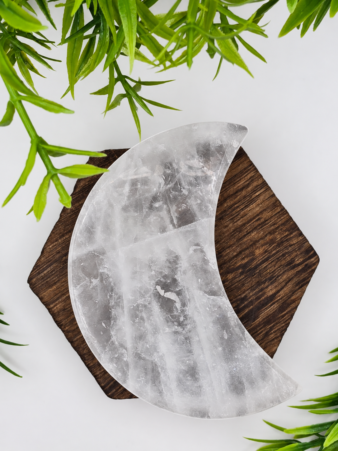 Clear Quartz Moon